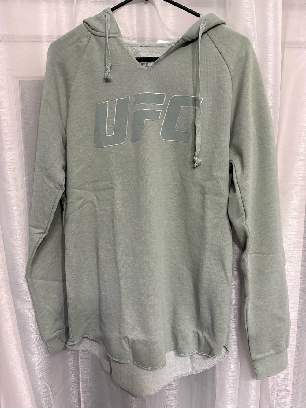 UFC Light Sage Green Hooded Pullover